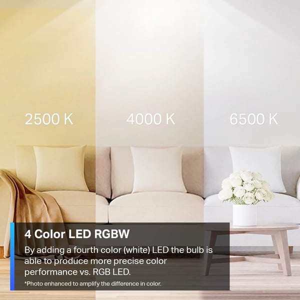 TP-Link Tapo L530E E27 Smartlampa, 4-pack
