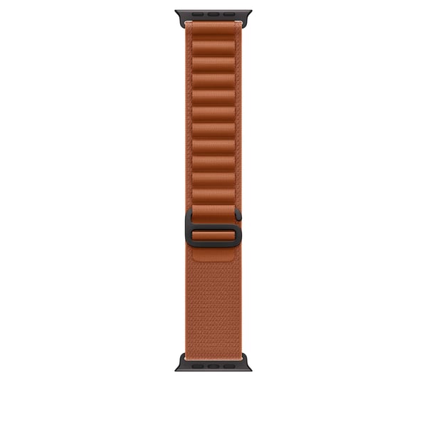 Apple Watch 49 mm terrakottafärgat Alpine-armband, medium