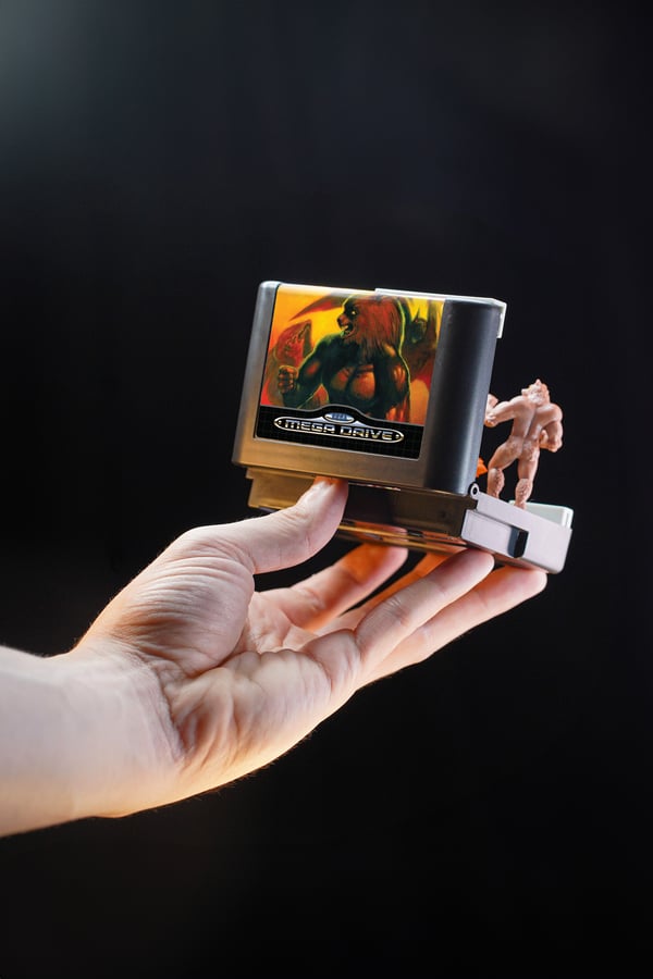 Konsolhjältar Mega Drive Altered Beast diorama