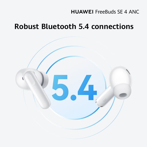 Huawei Freebuds SE 4 trådlösa öronproppar, vit