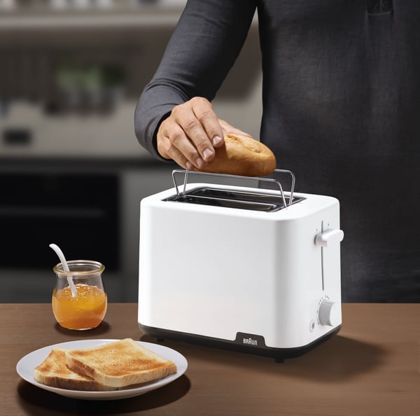 Braun HT1010WH Frukost 1 brödrost