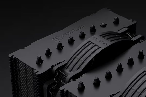 Noctua NF-A14x25r G2 PWM Sx2-PP chromax.black fläkt, 140 mm, 2 st