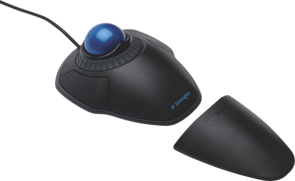 Kensington Orbit Trackball m/ scroll ring - trackball, svart