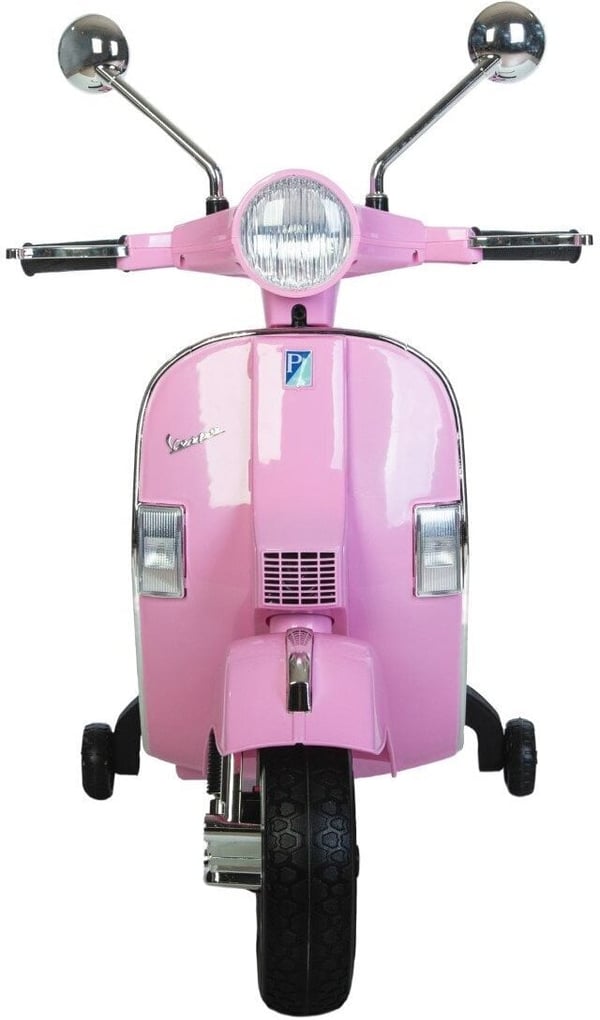 Vespa PX150 12V -elektrisk knallert, lyserød