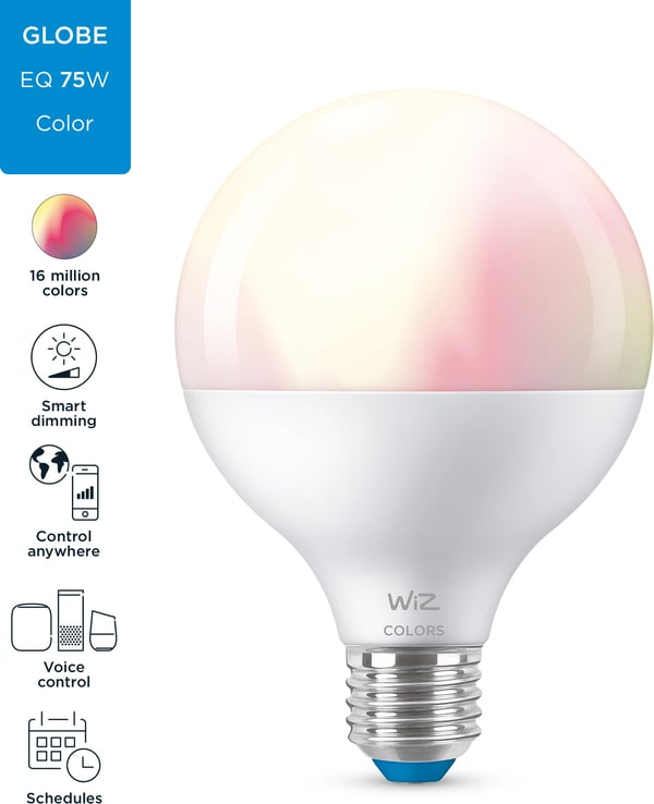 WiZ Smart LED-lampe, 1055 lm, RGBW