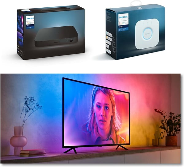 Philips Hue LightStrip Gradient for TV - intelligent LED-ljuslist, för 75" TV