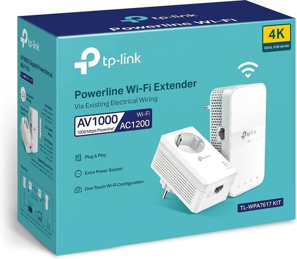 TP-LINK TL-WPA7617 Gigabit Powerline Trådlös Startkit