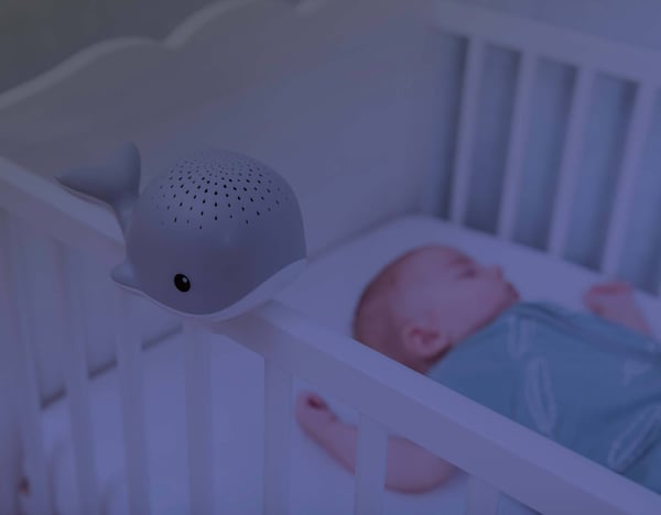 Zazu Wally hvalprojektor natlampe, grå