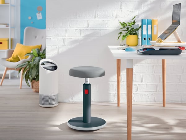 Leitz Ergo Cosy -aktivstol, grå