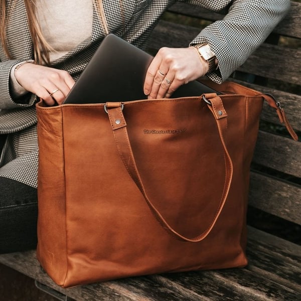 The Chesterfield Brand Berlin - skuldertaske, cognac