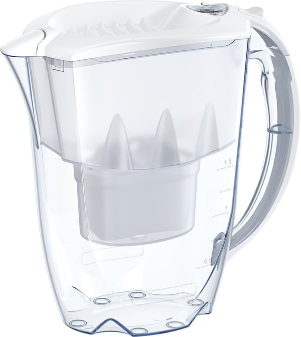Aquaphor Amethyst MF+ vandfiltreringskande, 2,8 L, hvid