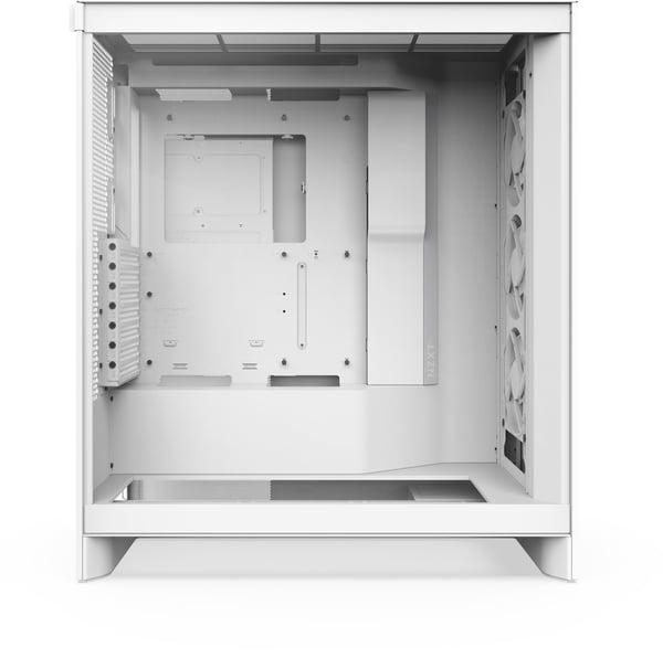 NZXT H7 Flow RGB (2024) ATX-chassis med vindue, hvid