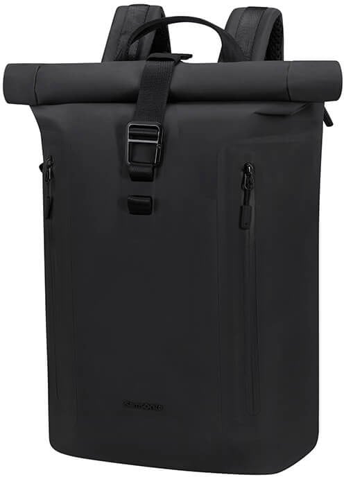 Samsonite Coatify Biz Rolltop 15,6" -rygsæk, sort