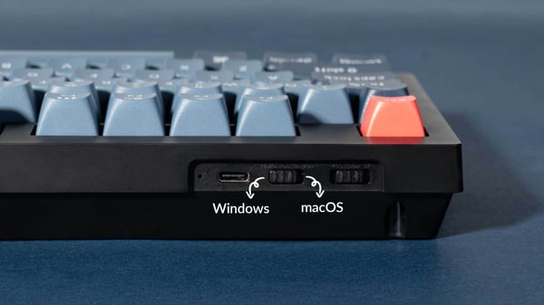Keychron V5 Max QMK/VIA Fullständigt Monterat Reglage 96% Mekaniskt Tangentbord, Jupiter Brown-brytare