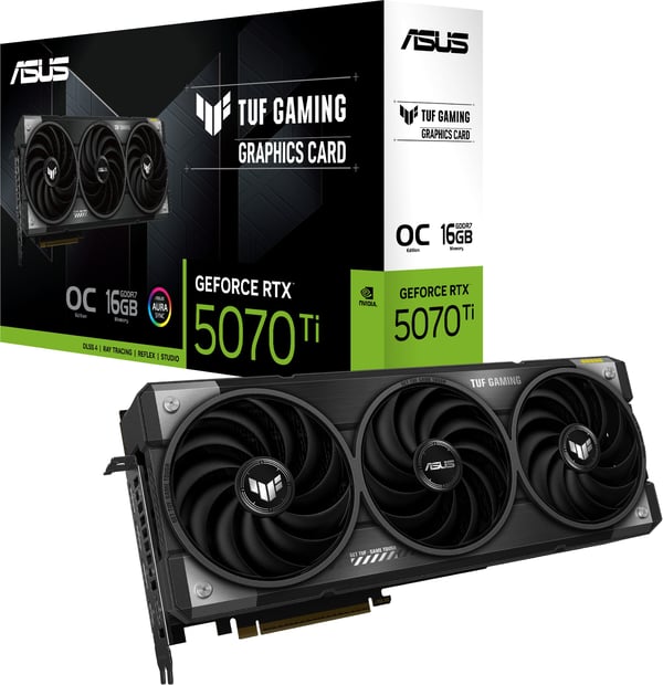 ASUS TUF Gaming GeForce RTX 5070 Ti 16 Gt GDDR7 OC Edition näytönohjain