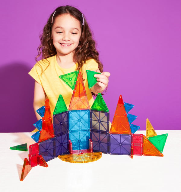 MAGNA-TILES & microMAGS Kombinations magnetbyggsats, 46 delar