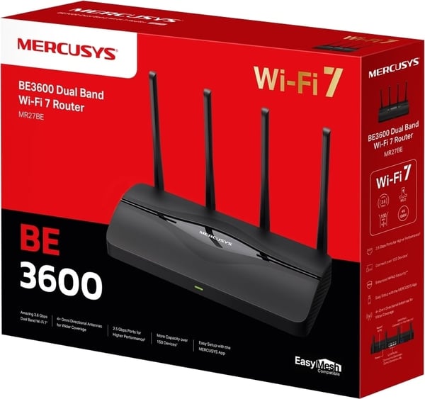 Mercusys BE3600 MR27BE Wi-Fi 7-router