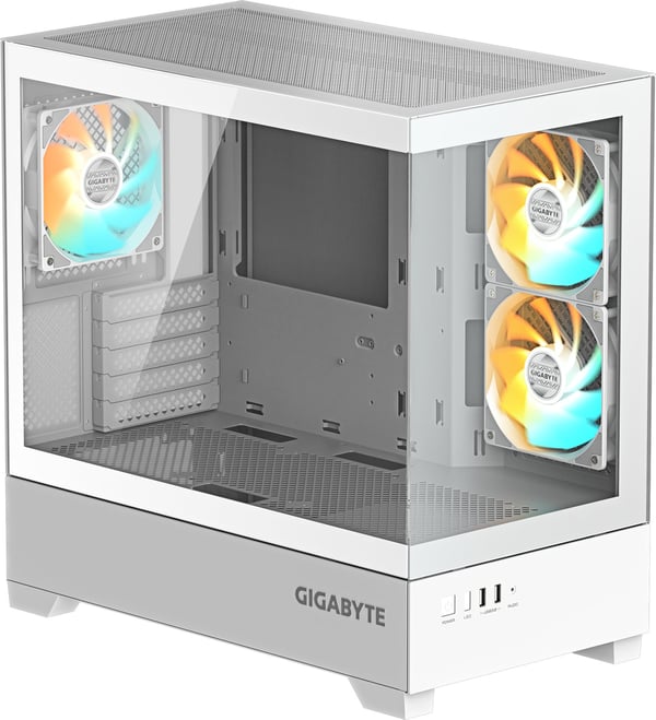 Gigabyte Panoramic ICE GB-C201PI M-ATX Mid-Tower Chassi, vit