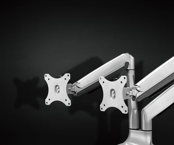 Mozi Dual Display Gas Spring Desk Stand - skrivbordstativ för två skärmar