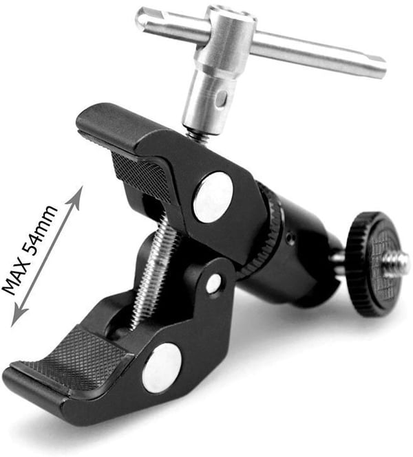SmallRig 1124 7" -klemme med 1/4" kuglehoved