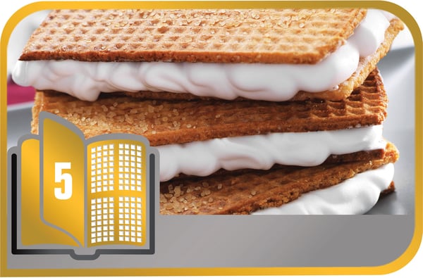 Tefal Snack Collection - vaffelplader: 5 Vafler-vaffelkager