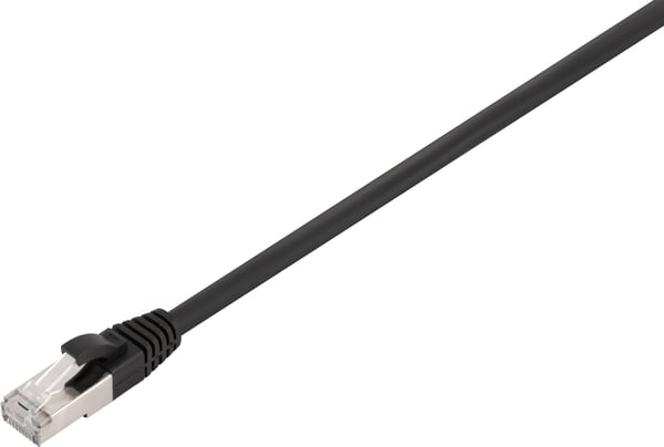 Fuj:tech CAT6A S/FTP -nätverkskabel, 7 m, svart