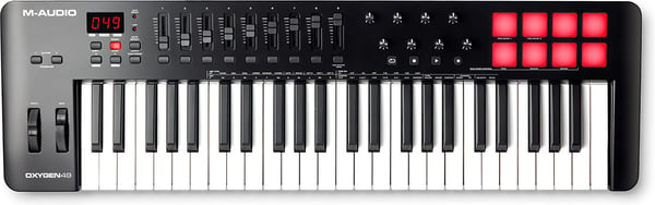 M-Audio Oxygen 49 (MKV) -MIDI-tastatur, 49 tangenter