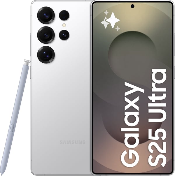 Samsung Galaxy S25 Ultra 5G telefon, 512/12 GB, Titanium Whitesilver