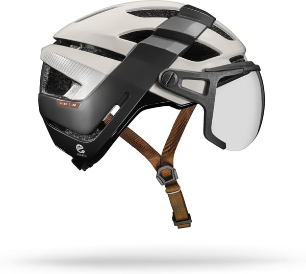 Julbo Itineraire Evo cykelhjälm, 58-62 cm, svart/beige