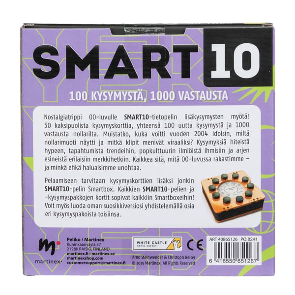 Smart10 -tilläggsfrågor, 00-talet