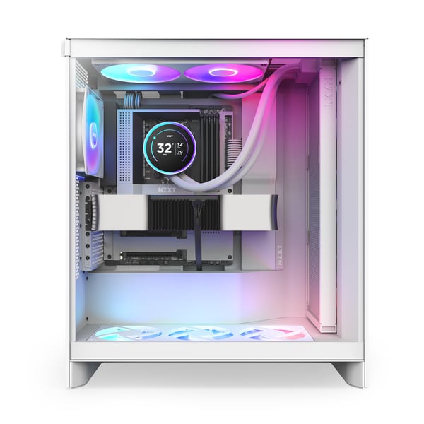 NZXT Kraken 420 Elite RGB V2 vätskekylningssystem, vit