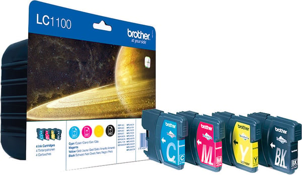 Brother LC-1100 - bläckpatronpaket, 4 färger