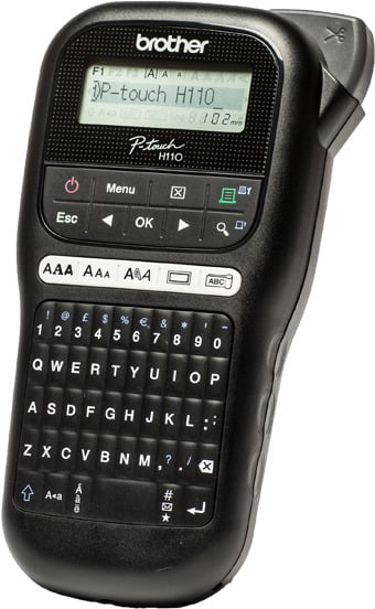 Brother P-touch H110 -märkmaskin, svart