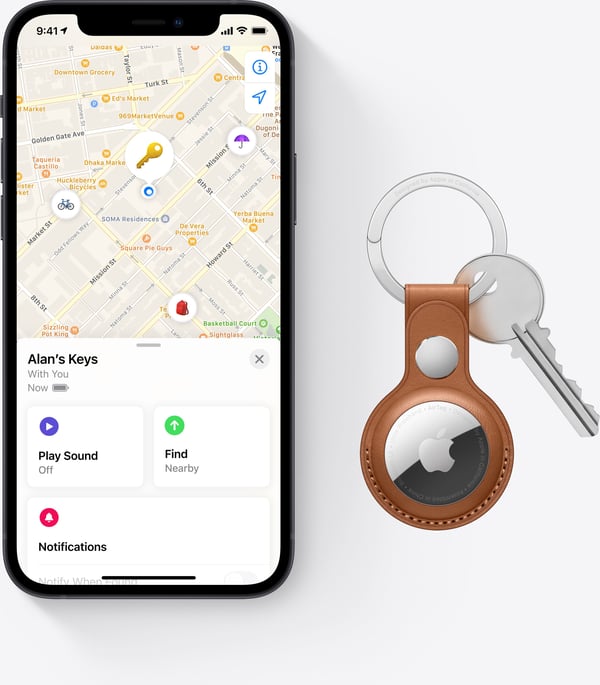 Apple AirTag -spårare, 4 st