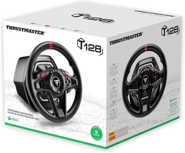 Thrustmaster T128 -rattenpedaler, PC/Xbox