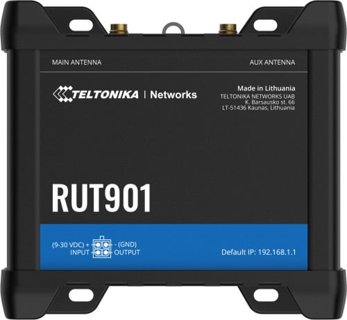 Teltonika RUT901 3G/4G/LTEmodem og WiFirouter