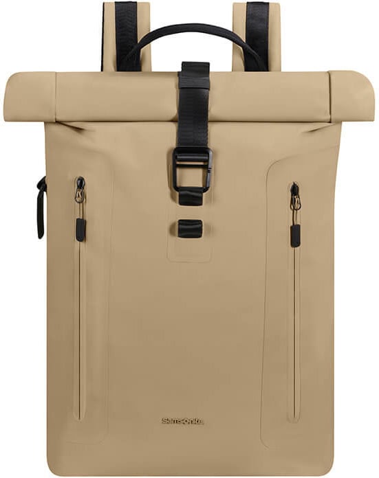 Samsonite Coatify Biz Rolltop 15,6" - rygsæk, sand