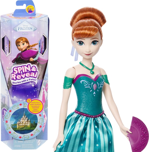 Disney Frozen Spin & Reveal Anna dukke