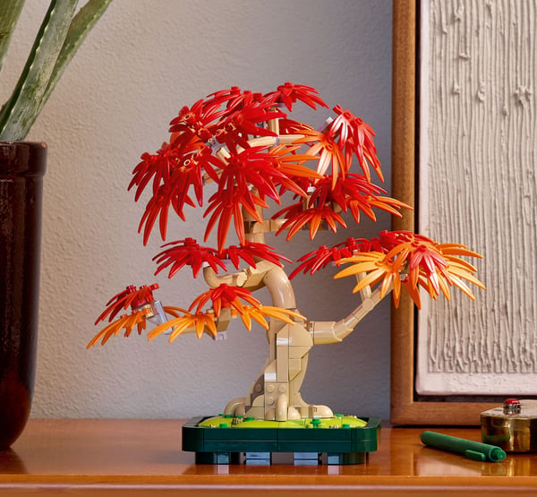 LEGO Botanicals 10348 Rödbladig japansk lönn-bonsaiträd