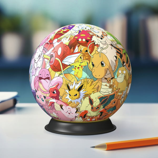 Ravensburger Pokémon Multikaraktär 3D pussel, 73 bitar
