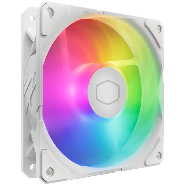 Cooler Master SickleFlow Edge 120 ARGB WE 3-i-1, vit, 3 st