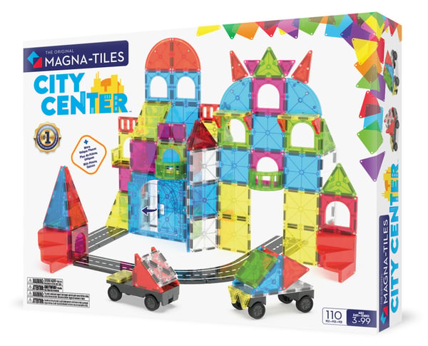 MAGNA-TILES® City Center magnetisk stadskärna, 110 delar