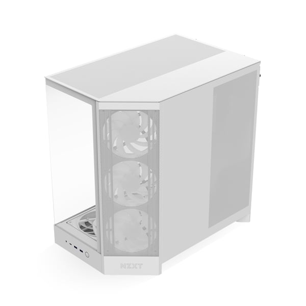 NZXT H9 Flow RGB+ (2025) ATX-chassi, vit