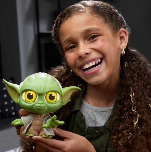 STAR WARS Kraft och Berättande Yoda, interaktiv figur, 15 cm