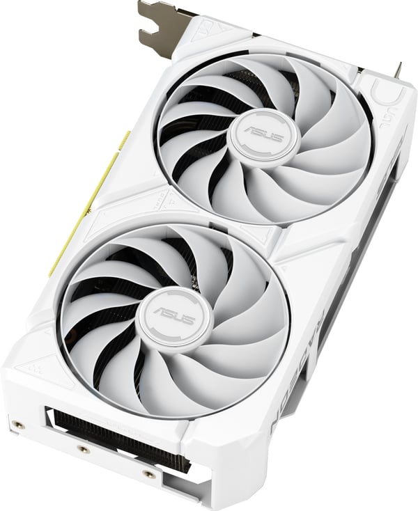 ASUS Dual Radeon RX 9060 XT 16 GB Vit Edition grafikkort