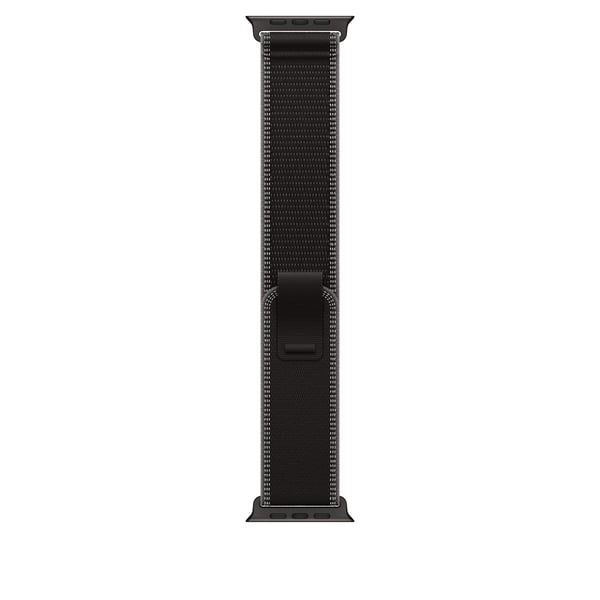 Apple Watch 49 mm svart/kolgrå Trail-armband, M/L