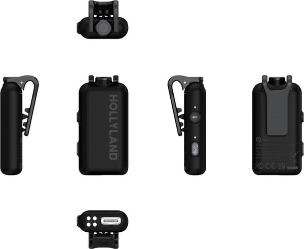 Hollyland LARK MAX 2 Combo 4-Person Version med Kamera RX + USB-C RX mikrofonssystem