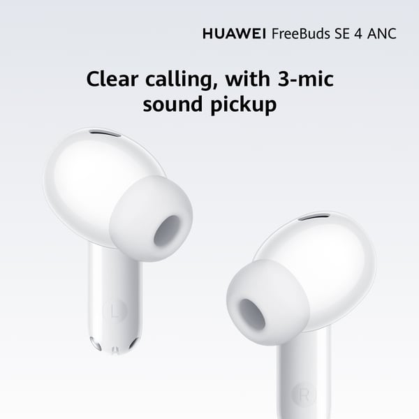 Huawei Freebuds SE 4 trådlösa öronproppar, vit