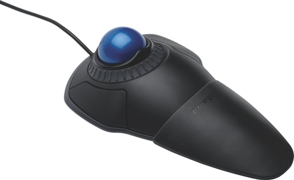 Kensington Orbit Trackball m/ scroll ring - trackball, svart