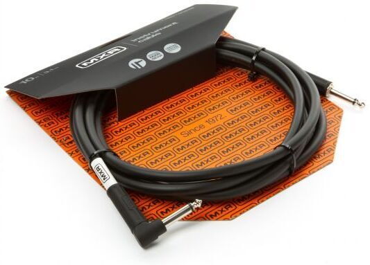 MXR Standard -instrumentkabel med vinklet kontakt 3m, sort